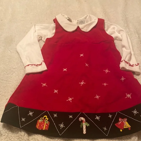 white christmas dresses Holly Jolly Hi-Lo Plaid Holiday Dress – Mia Belle Girls main image 0